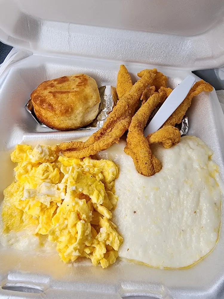 Chicken Strip Deluxe Breakfast Platter