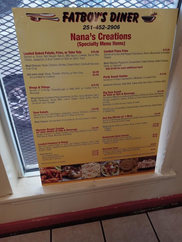 Fat Boys Diner Menu image 3